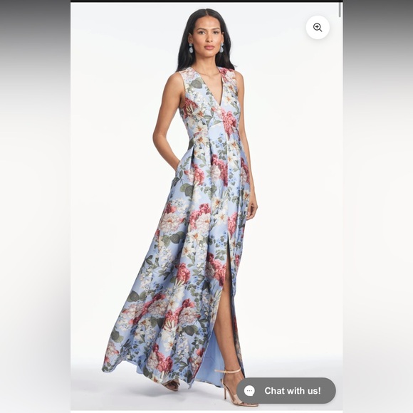 Sachin + Babi Dresses & Skirts - Sachin & Babi Brooke powder blue bouquet gown